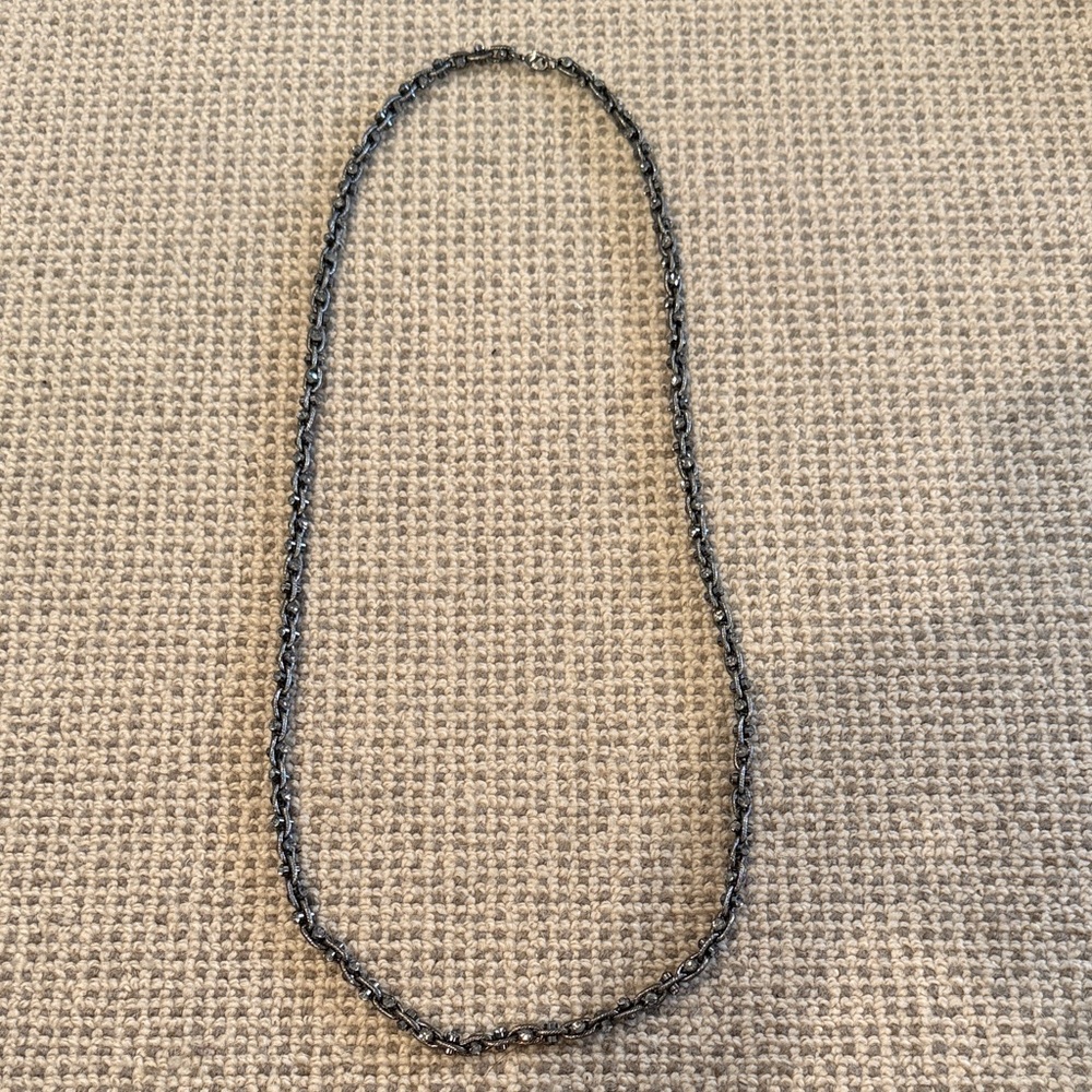 Metal & rhinestone chain approx 13” drop can be doubled up
